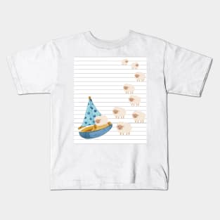 Ship shipping sheep Kids T-Shirt